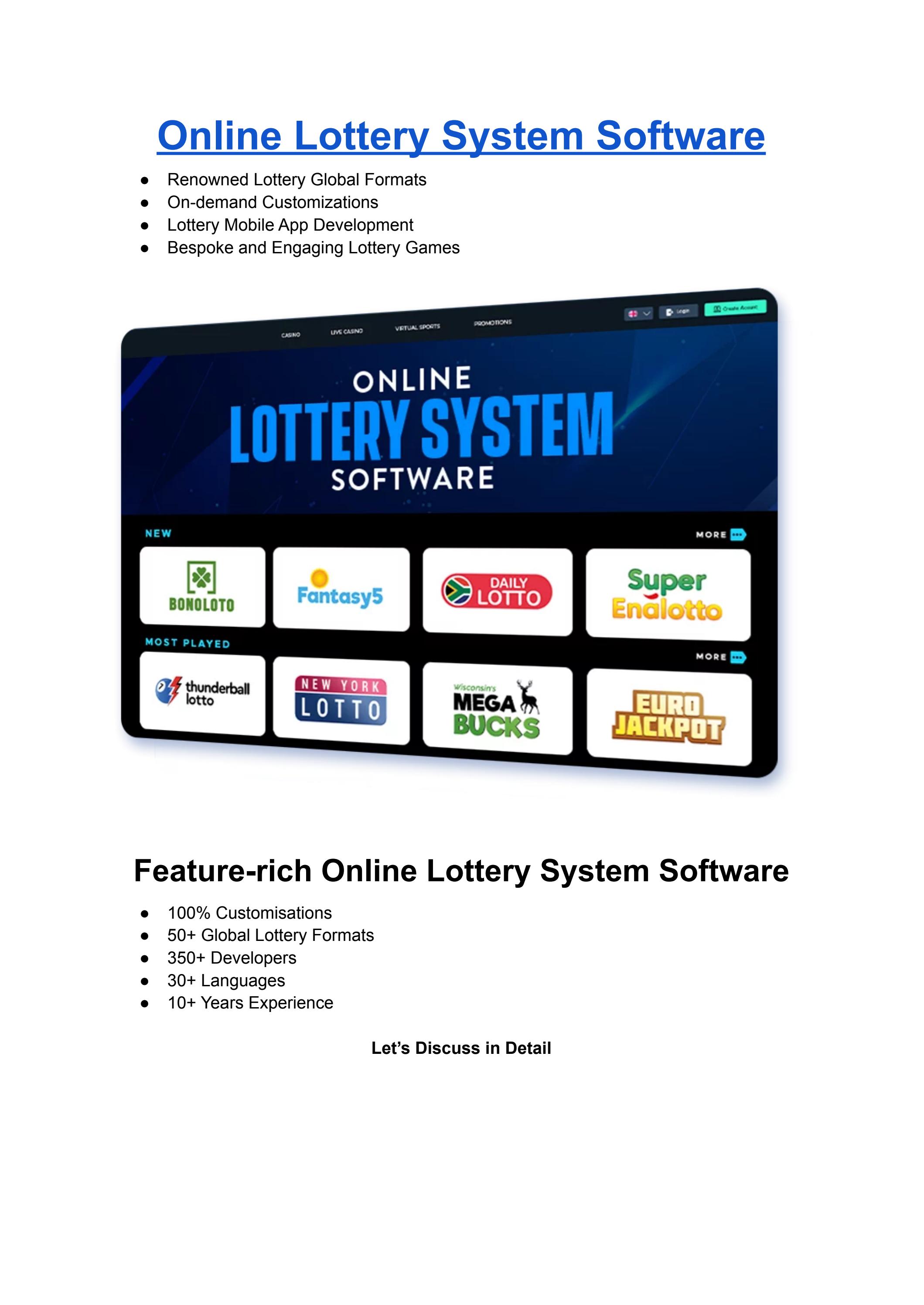 lottery online