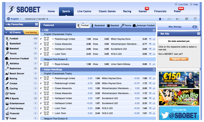 gambling sbobet